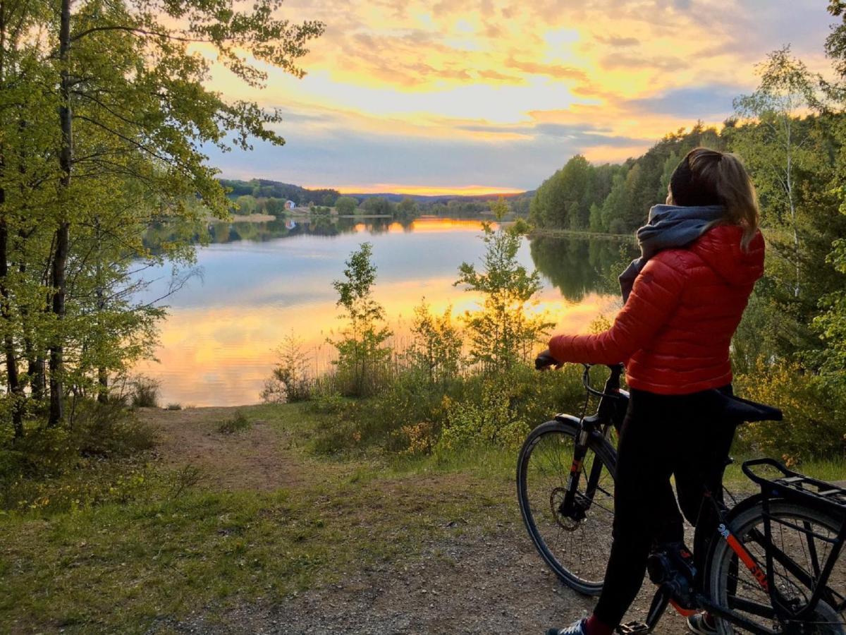Ferienwohnung Schwalbennest Am Igelsbachsee Absberg Exteriör bild